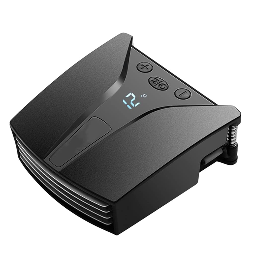 YLHXYPP Laptop Cooling Pad with Temperature Display - USB-Powered Notebook Cooler with Quiet Fan for Gaming & Office Use - Rapid Heat Dissipation for Optimal Performance