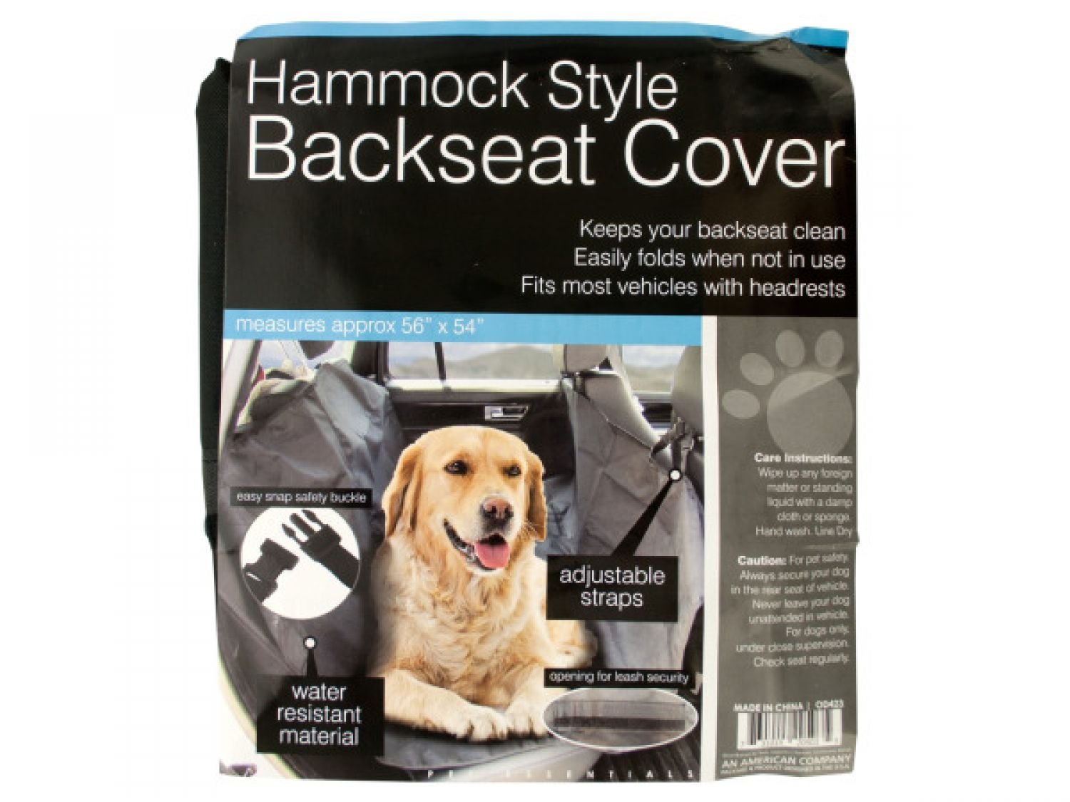 StarSun Pet Hammock Backseat Cover - Durable & Waterproof for Car Travel