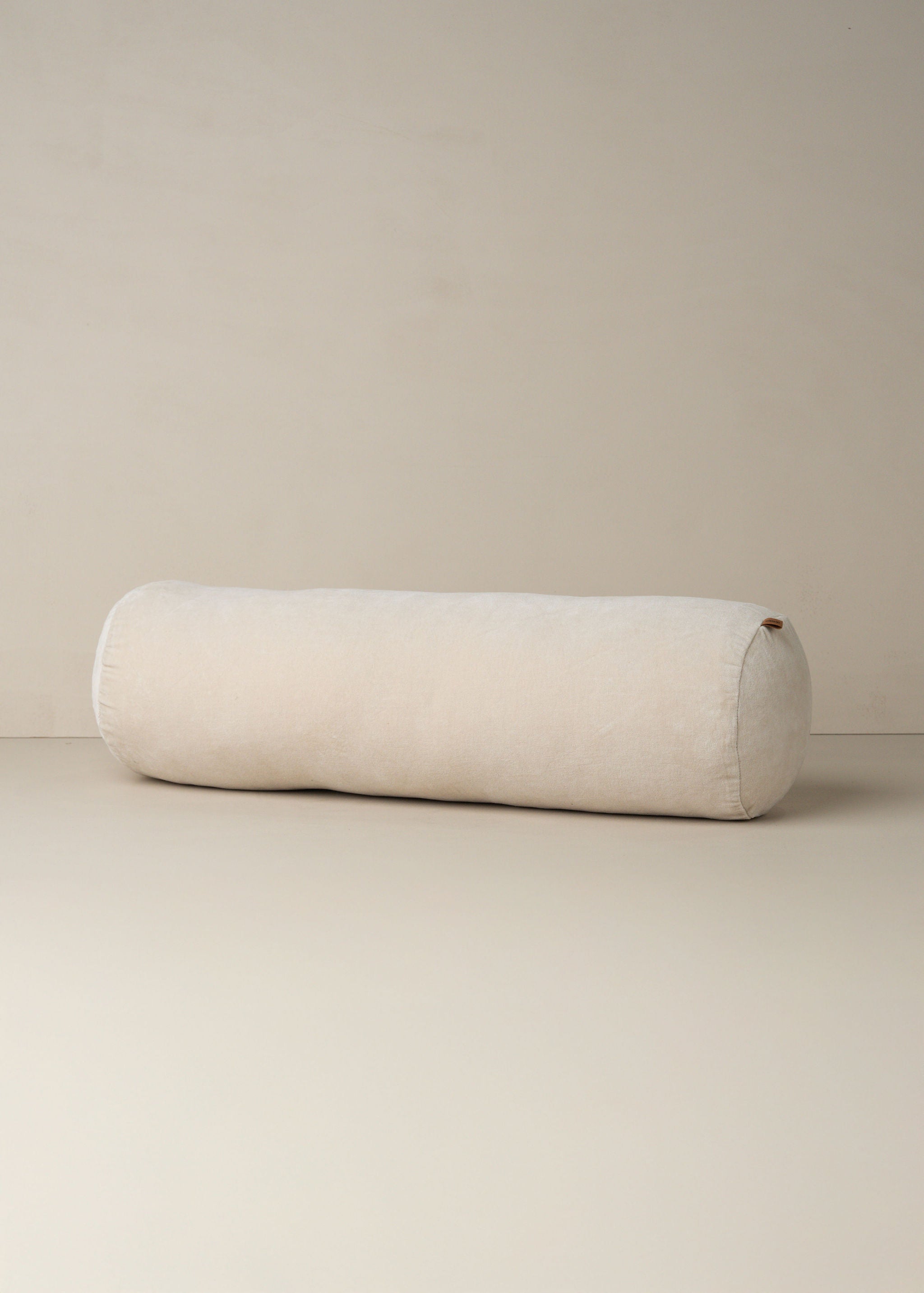 Luxury Velvet Structured Bolster Pillow for Sofa & Bed - Clay Color | Home Decor, Living Room & Bedroom Accent | Cozy & Stylish Support for Reading, Lounging & Relaxation