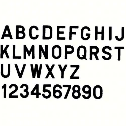 Bernard Engraving PS30BR - 3 Inch Black Letter Sticker for DIY Crafts, Home Decor, and Personalized Gifts | Perfect for Scrapbooking, Labeling, and Custom Projects