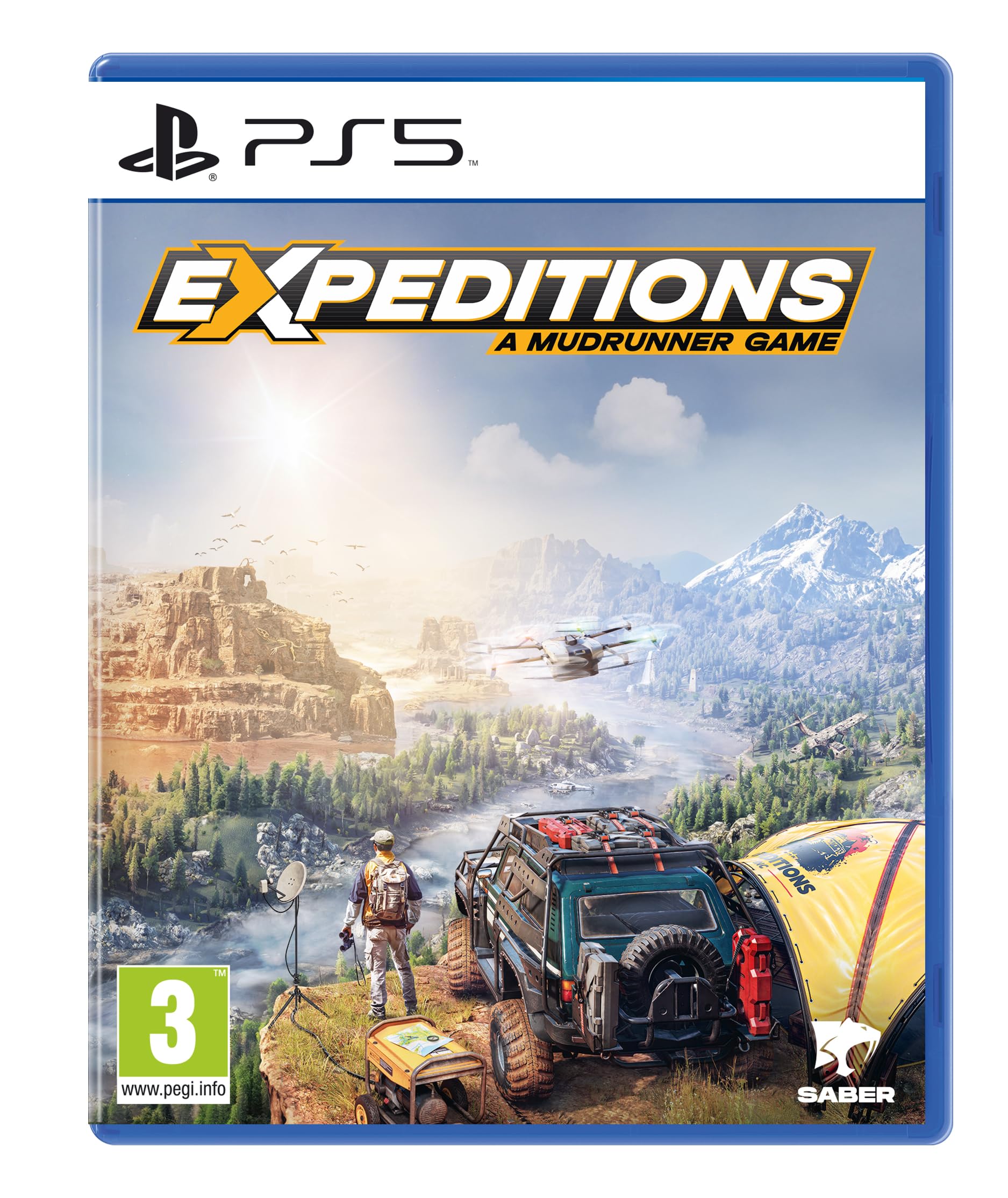 Expeditions: A MudRunner Game - Day One Edition for PS5 | Off-Road Simulation Adventure | Perfect for Extreme Terrain Exploration & Mud Racing Enthusiasts