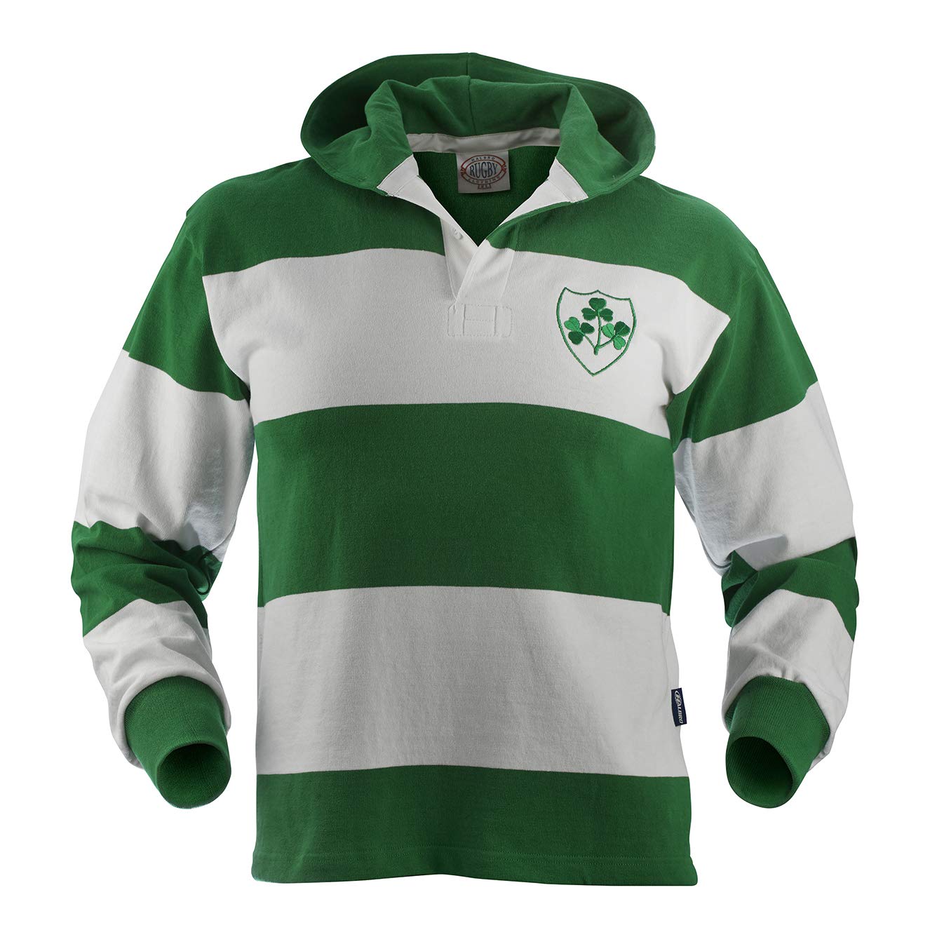 Authentic Ireland Rugby Hooded Jersey - Men's & Women's Pullover Sweatshirt for Fans | Perfect for Game Day, Training & Casual Wear