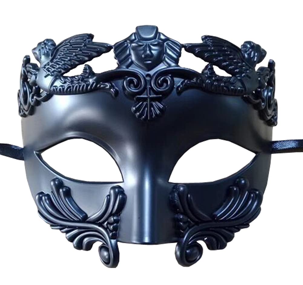 Stylish Sheliky Men's Venetian Masquerade Mask - Vintage Carnival Costume for Halloween, Cosplay & Mardi Gras Parties - Perfect for Themed Events & Costume Balls