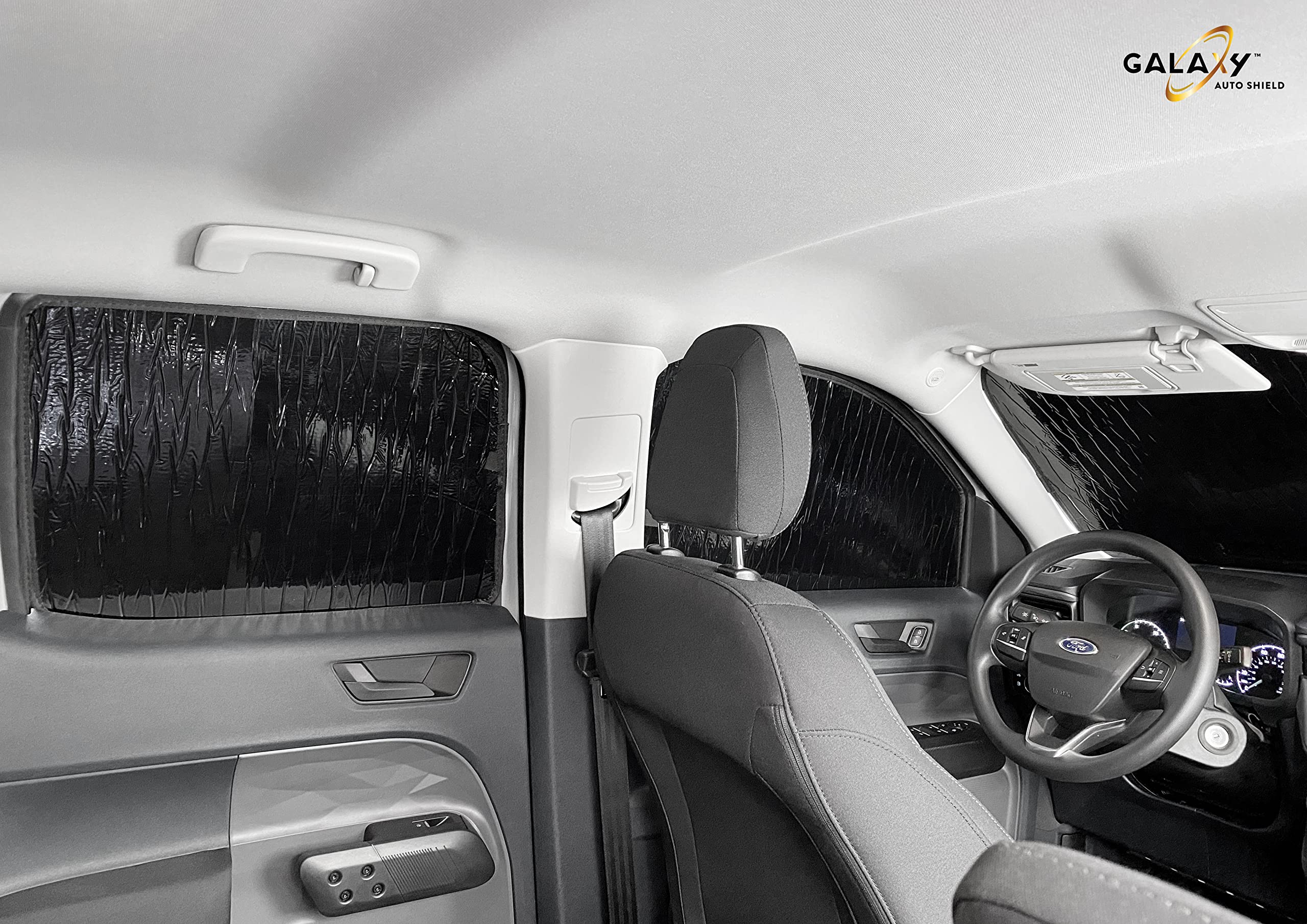 2022-2024 Ford Maverick Truck Sun Shade Set - Custom Fit Windshield & Window Covers with UV Protection | Heat Insulated Privacy Shades | Made in USA | Perfect for Parking, Travel & Outdoor Protection
