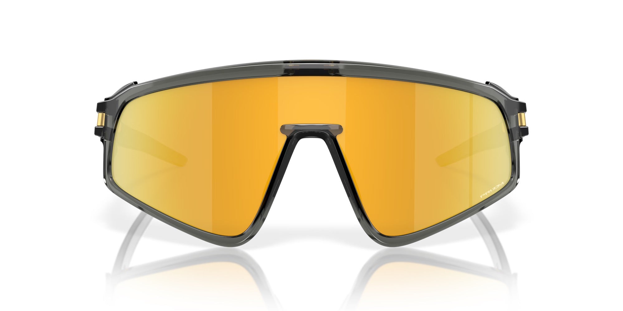 Oakley Latch Panel Grey Smoke Prizm 24K Sunglasses - Polarized Sports & Outdoor Sunglasses for Running, Cycling, and Driving - UV Protection & Anti-Glare Lenses