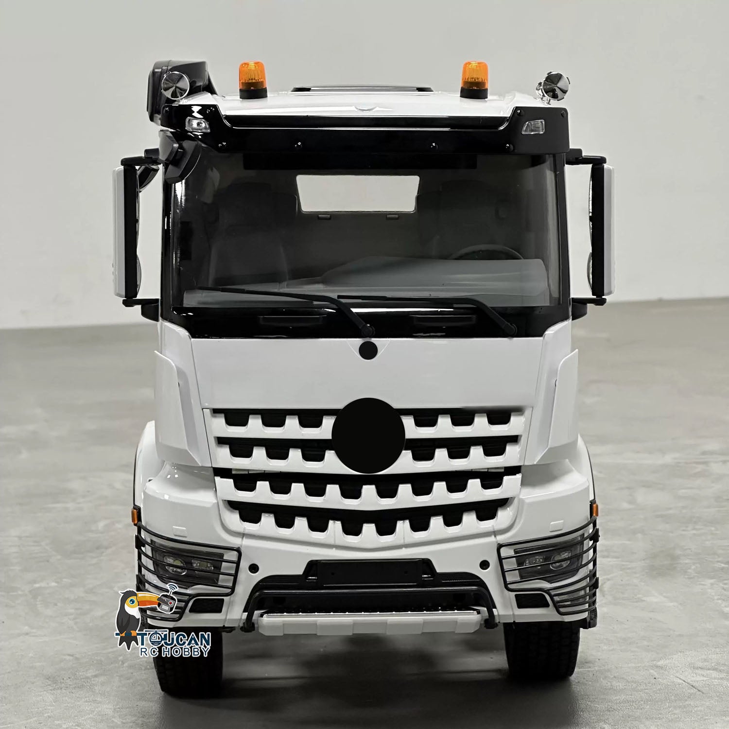 1/14 Scale 6x6 RC Tractor Truck Model - 10CH Radio Controlled, 2-Speed Brush Motor ESC, No Lock Differential Axle - Off-Road Adventure & Construction Site Play