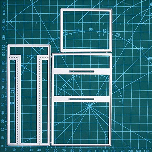 3D Pop-up Label Tags Metal Cutting Dies Stencils - Carbon Steel Template for DIY Scrapbooking, Card Making, Embossing, Frame Die Craft - Perfect for Art Albums, Home Décor, and Crafters Supplies