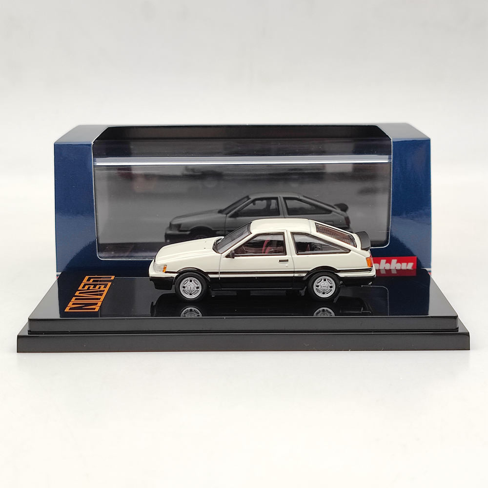 1/64 Scale Hobby Japan TOYOTA COROLLA LEVIN AE86 3-Door GT APEX 1983 White Diecast Model Car - Limited Edition Collectible Toy for Adults, Perfect for Display, Gifts, and Car Enthusiast Collections (HJ641037AWK)