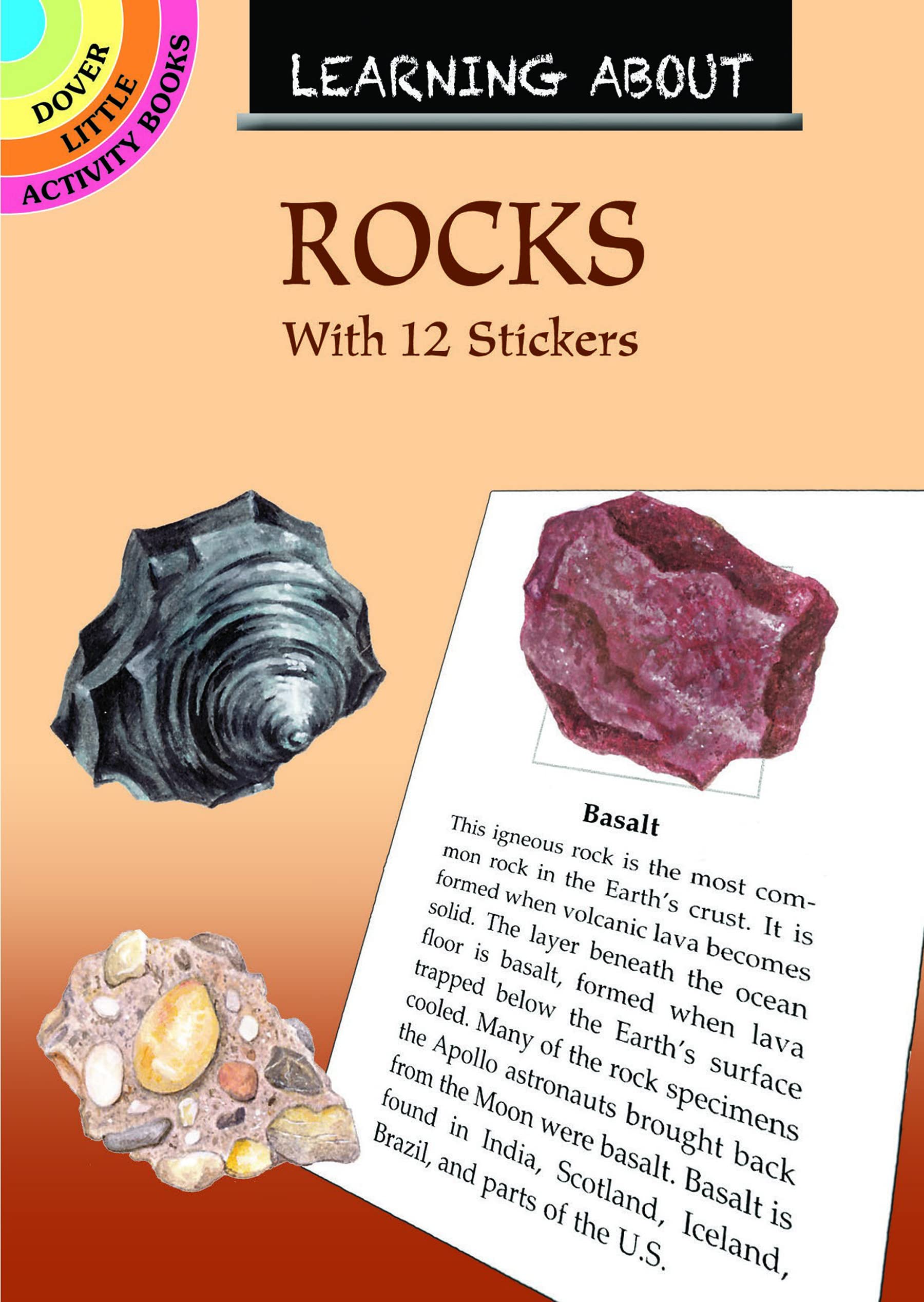 Learning About Rocks - Dover Little Activity Books: Nature | Geology for Kids, Educational Rock Guide, Fun Science Activities | Perfect for Homeschooling & Classroom Learning
