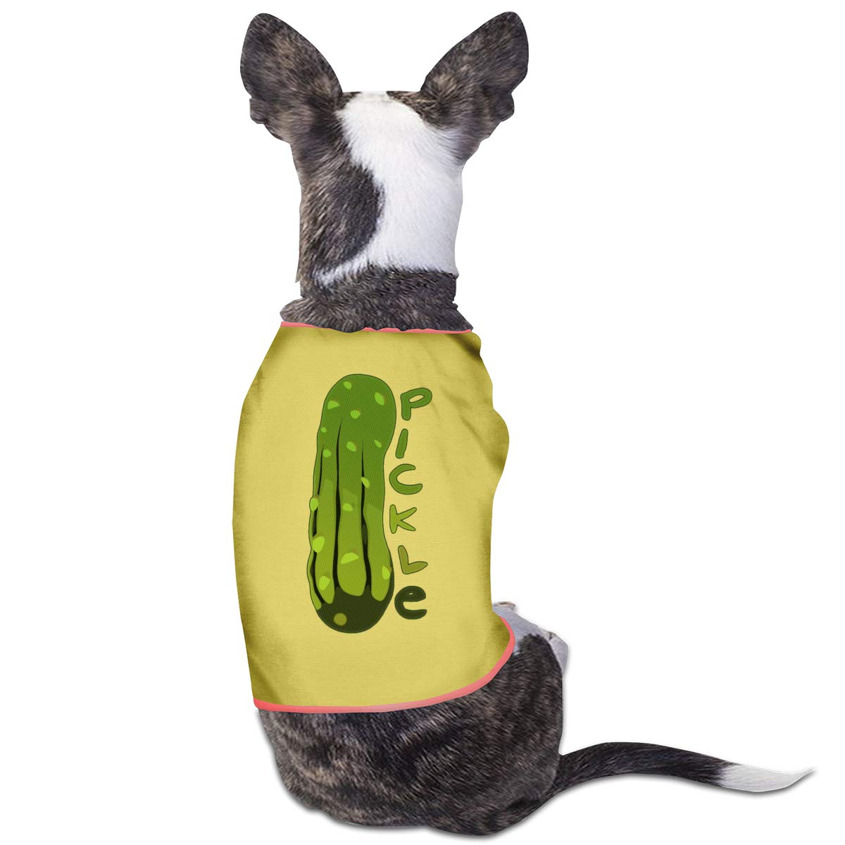 Stylish Pet Dog Clothes - Cute Pickle Print Dog Shirts & Cat Vests for Puppy Costumes | Comfortable Pet Clothing for Daily Wear, Halloween & Photo Shoots