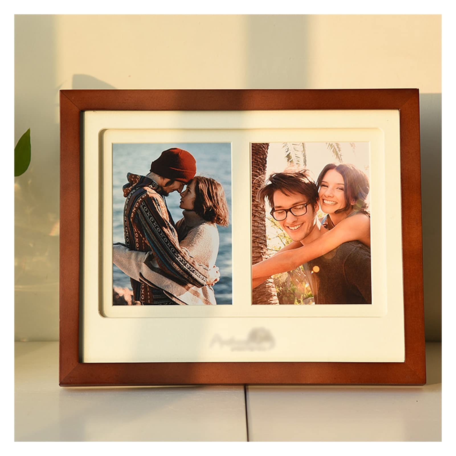 Wooden Photo Frame with Glass Cover - Home & Office Desktop Decor for Displaying Pictures