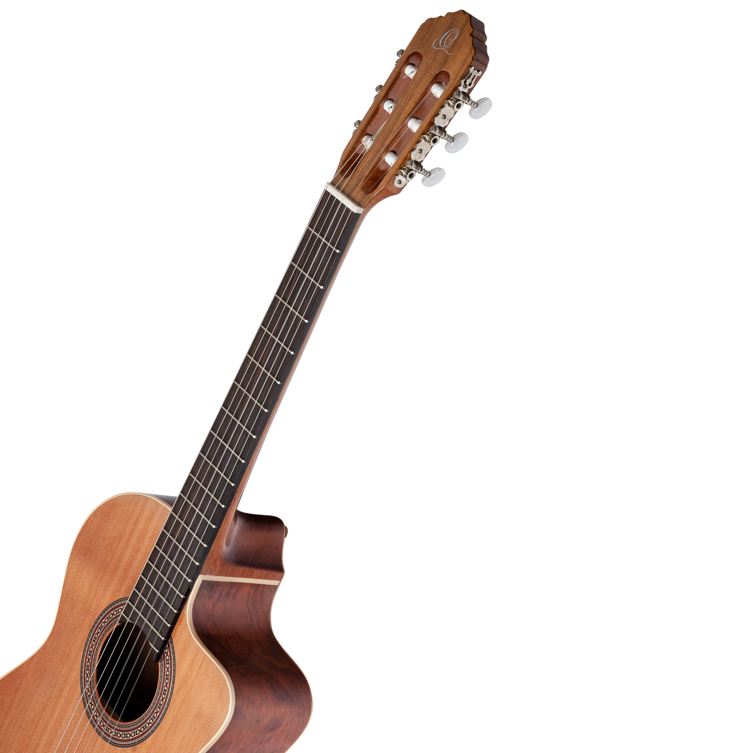 Ortega 6-String Nylon Acoustic Guitar - Perfect for Beginners, Classical & Flamenco Music Practice, Home Studio & Live Performances