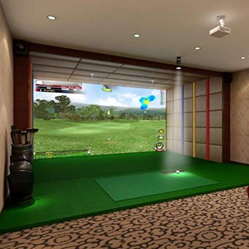 Terakart Indoor Golf Simulator Impact Screen - Large Projection Screen for Home Golf Training | Perfect for Beginners & Home Practice | Enhance Your Swing Accuracy in Any Weather
