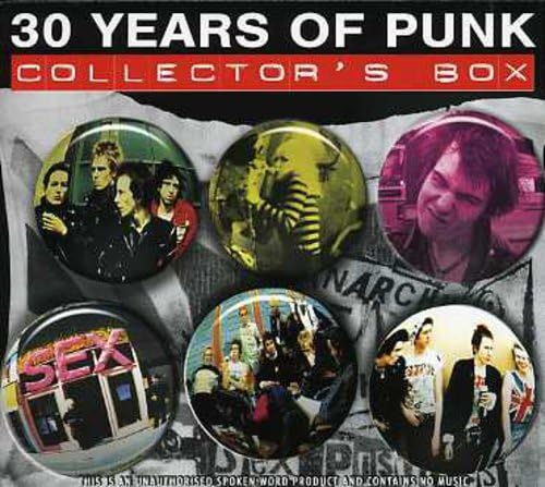 30 Years of Punk Music Collectors Box Set - Rare Punk Rock Vinyl Records & Memorabilia Collection for Punk Fans & Music Enthusiasts - Perfect for Home Decor, Gifts & Punk Music History Lovers