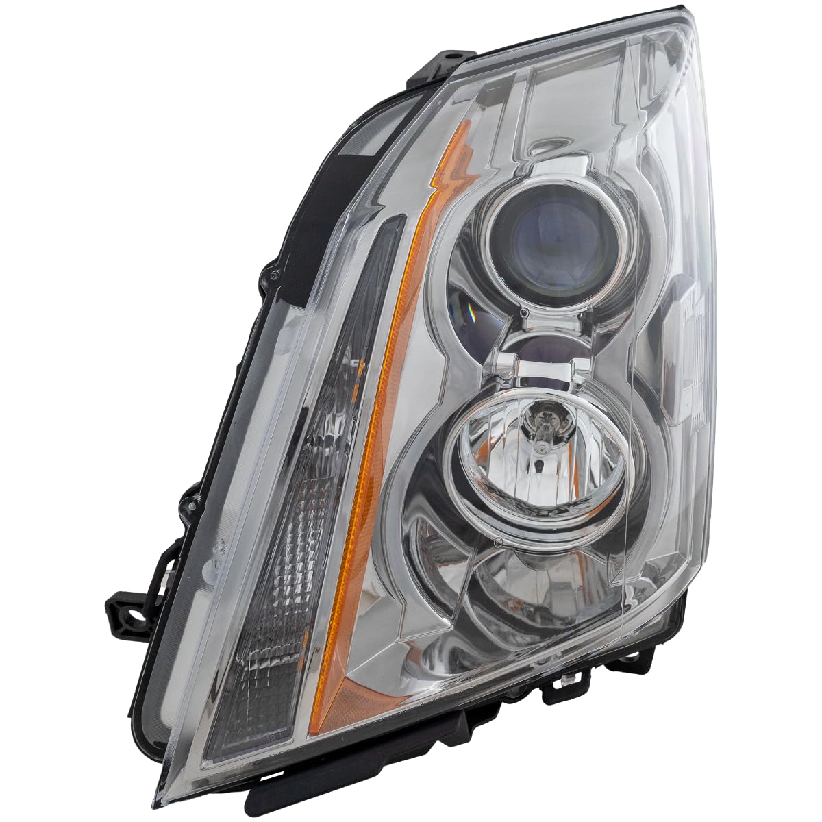 BAP Compatible Headlamp Assembly for 2008-2015 Cadillac CTS - Halogen Replacement Light for Coupe/Sedan/Wagon - Perfect for Night Driving & Foggy Conditions