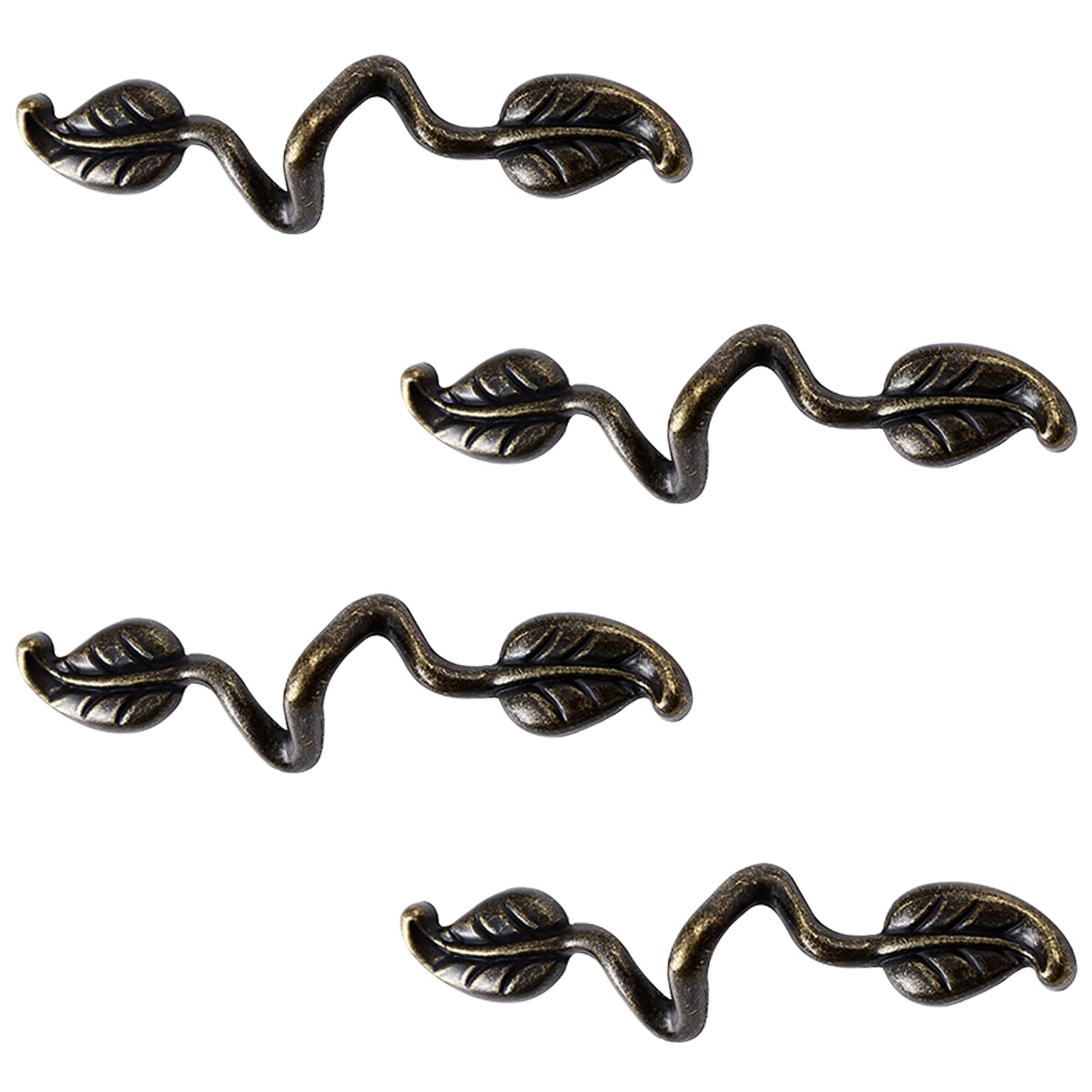Vintage Leaf Drawer Pulls - 4.72