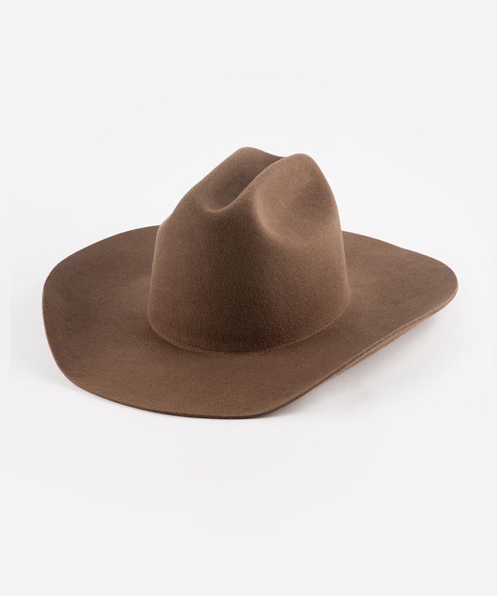 Teddy Cattleman Cowboy Hat for Men & Women - Western Style Felt Cowboy Hat with Adjustable Chin Strap - Perfect for Rodeo, Country Music Festivals & Outdoor Adventures
