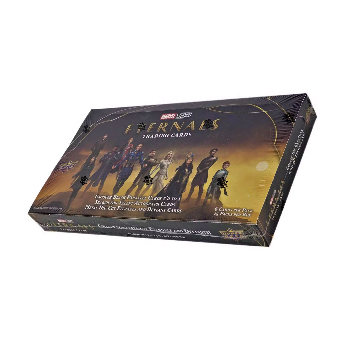 2023 Upper Deck Marvel Studios Eternals Hobby Box - Collectible Trading Cards for Marvel Fans | Perfect for Collectors, Gifts, and Investment
