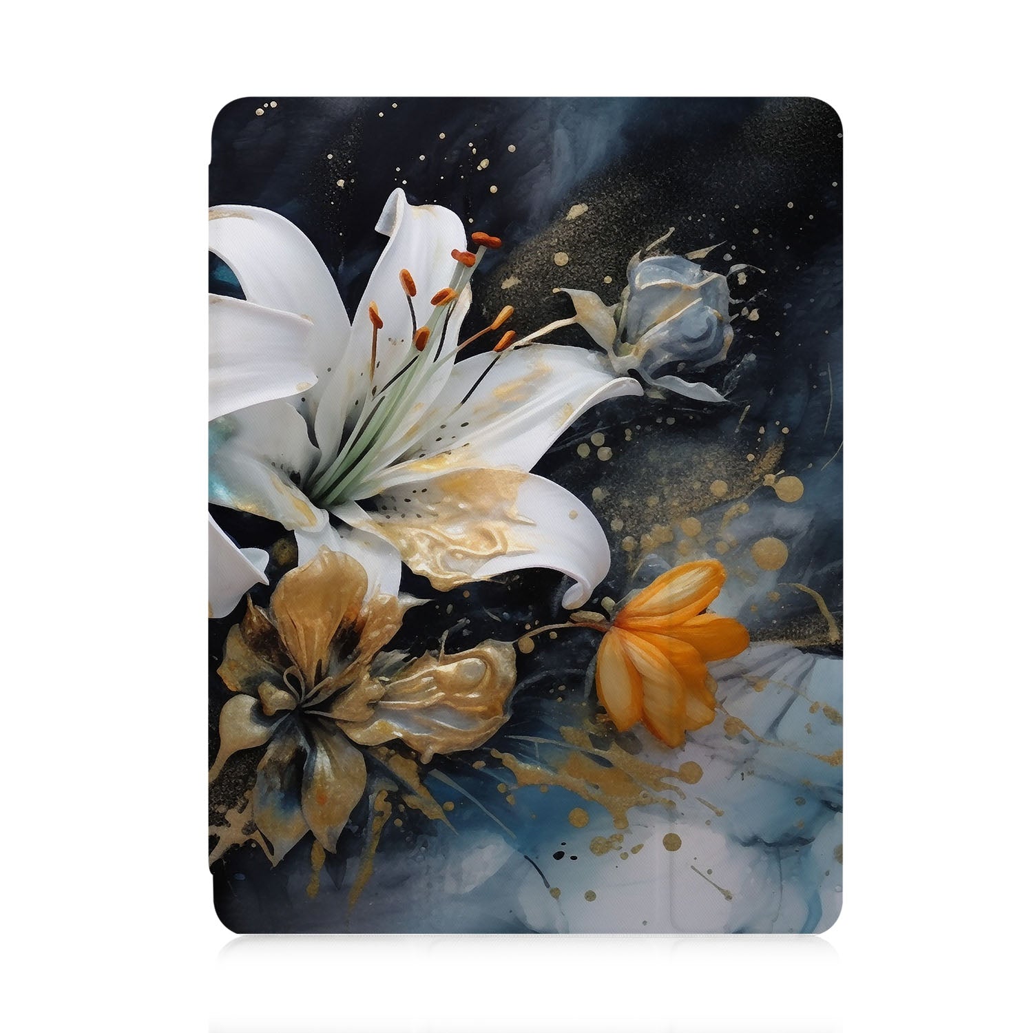 Premium iPad Trifold Case with Elegant Floral Design - Slim Protective Cover for iPad Air/Pro (6th/5th/4th Gen) | Perfect for Work, Travel & Home Use