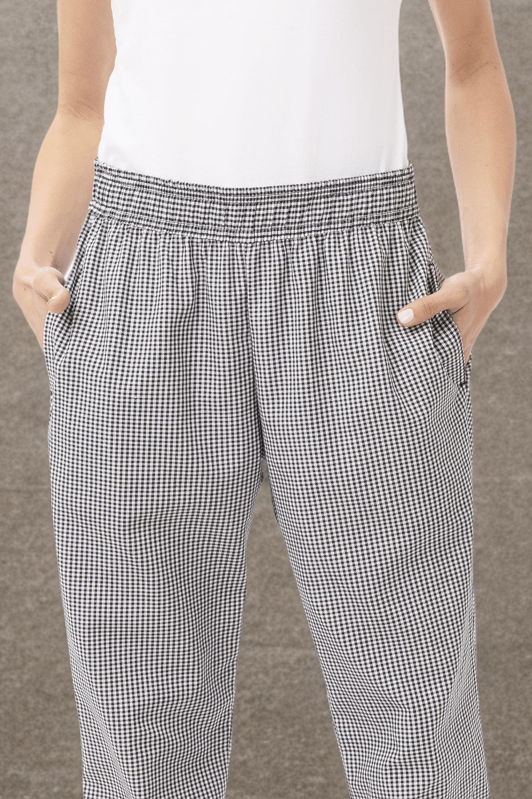 Chef Works Women's Essential Baggy Chef Pants - Comfortable & Durable Kitchen Work Pants for Cooking, Baking & Restaurant Staff