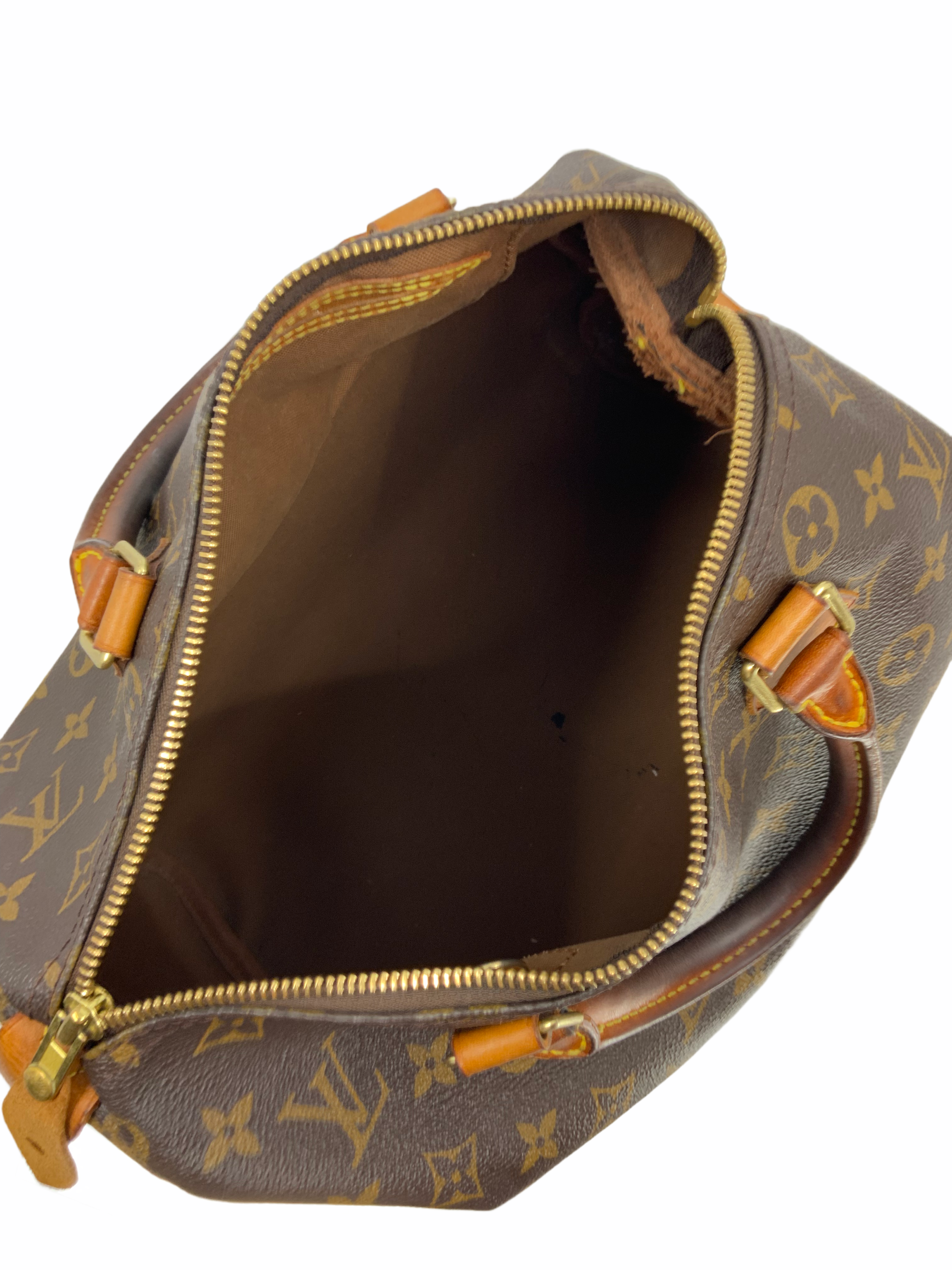 Authentic Louis Vuitton Monogram Speedy 30 Handbag - Classic Canvas Shoulder Bag for Women | Perfect for Work, Travel & Everyday Luxury