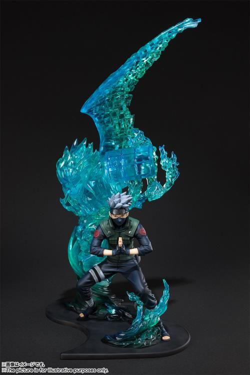 Figuarts Zero Naruto Shippuden Susanoo Kakashi Hatake Anime Action Figure - Kizuna Relation Collectible Statue for Display & Anime Fans Gift