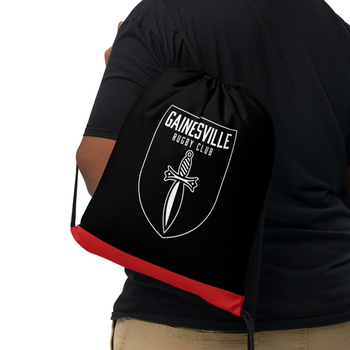 Gainesville Spartans RFC Drawstring Bag - Durable Sports Backpack for Rugby Training, Gym & Travel - Perfect for Team Gear & Equipment Storage