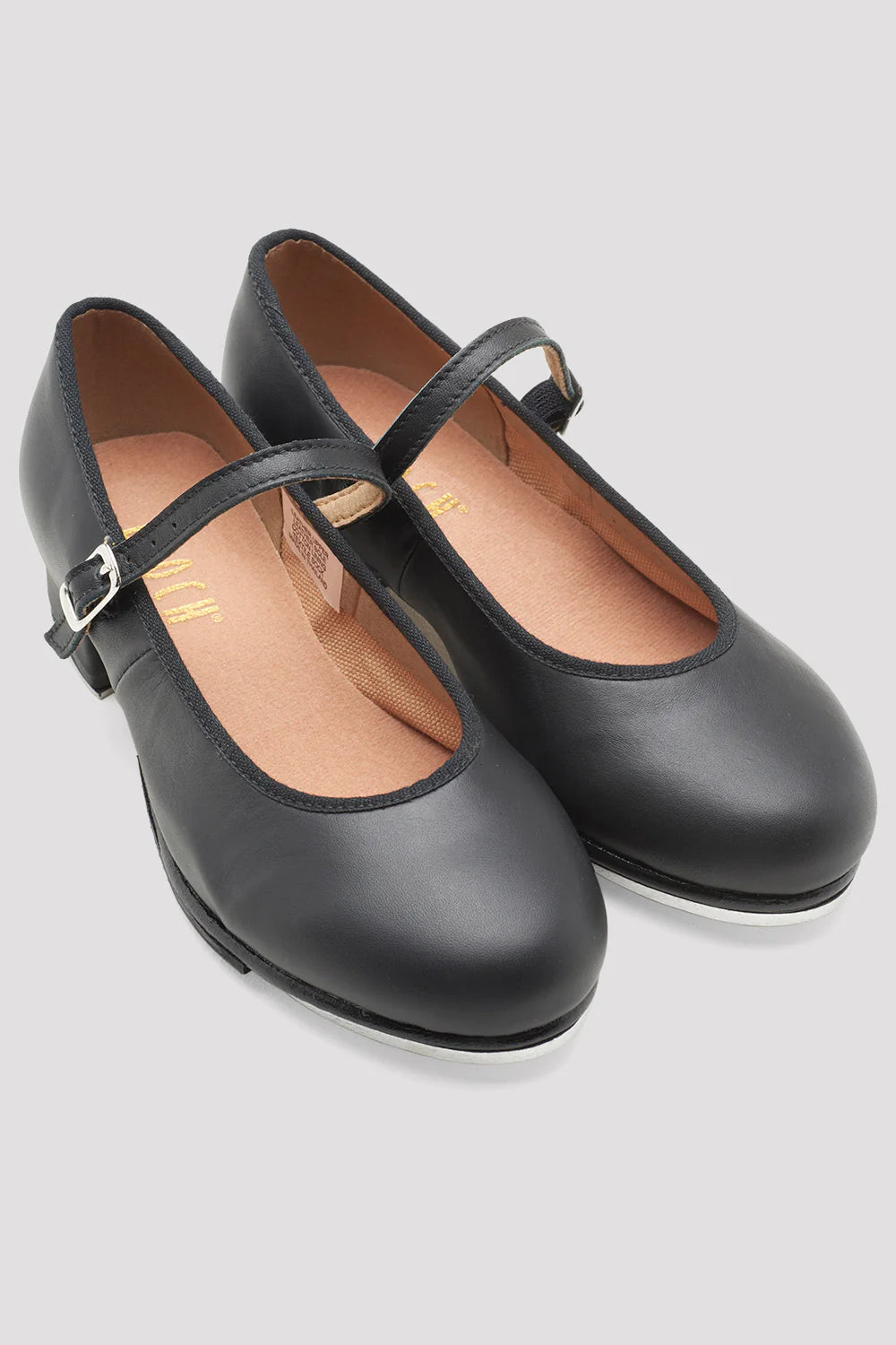 Bloch Women's Black Leather Tap Shoes for Dance - Perfect for Tap Dancing, Performances, and Dance Classes