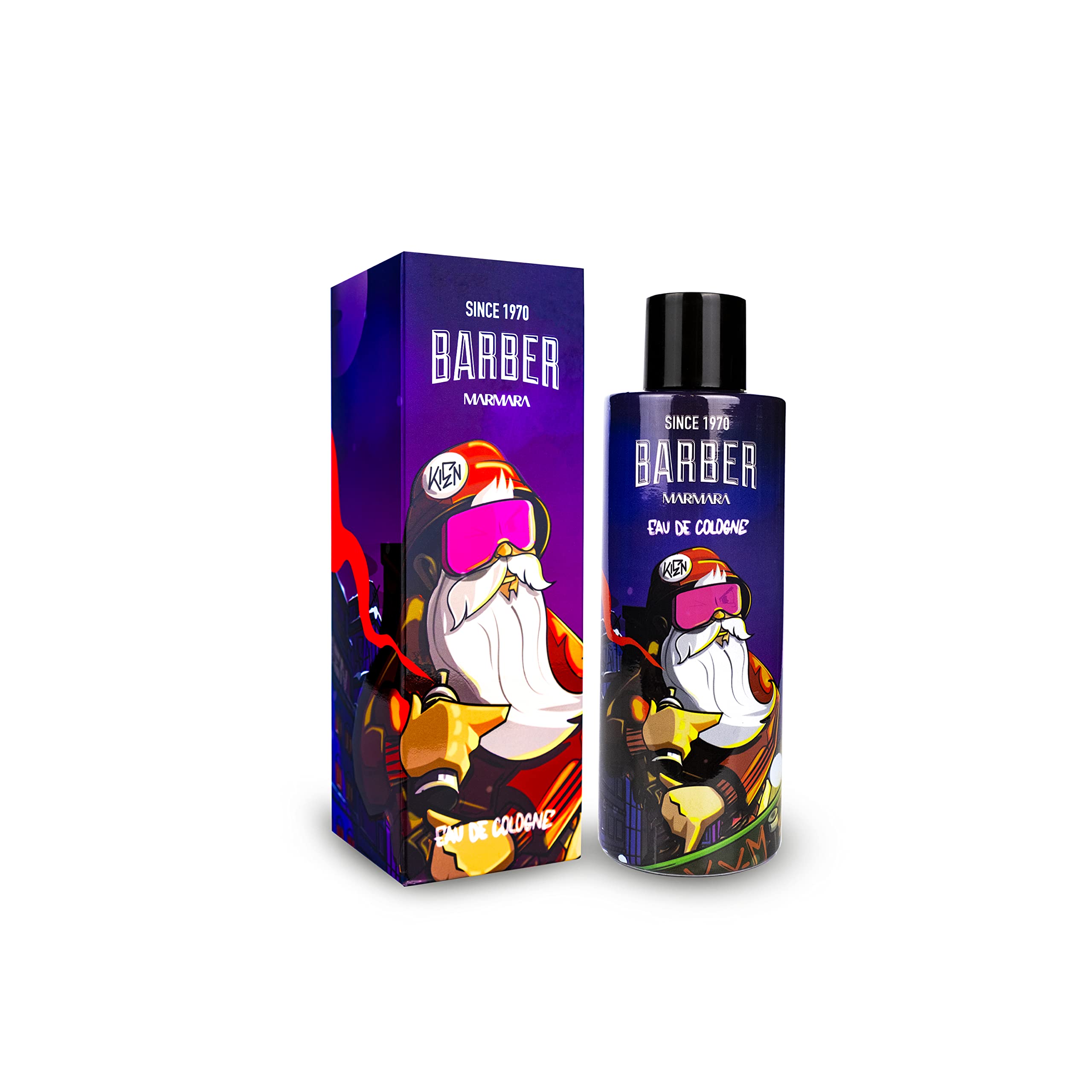 Premium Marmara Barber Cologne for Men - Limited Edition Glass Bottle in Gift Box (500ml) - Ideal for Barbershops, Grooming Kits & Holiday Gifts (Christmas Special)