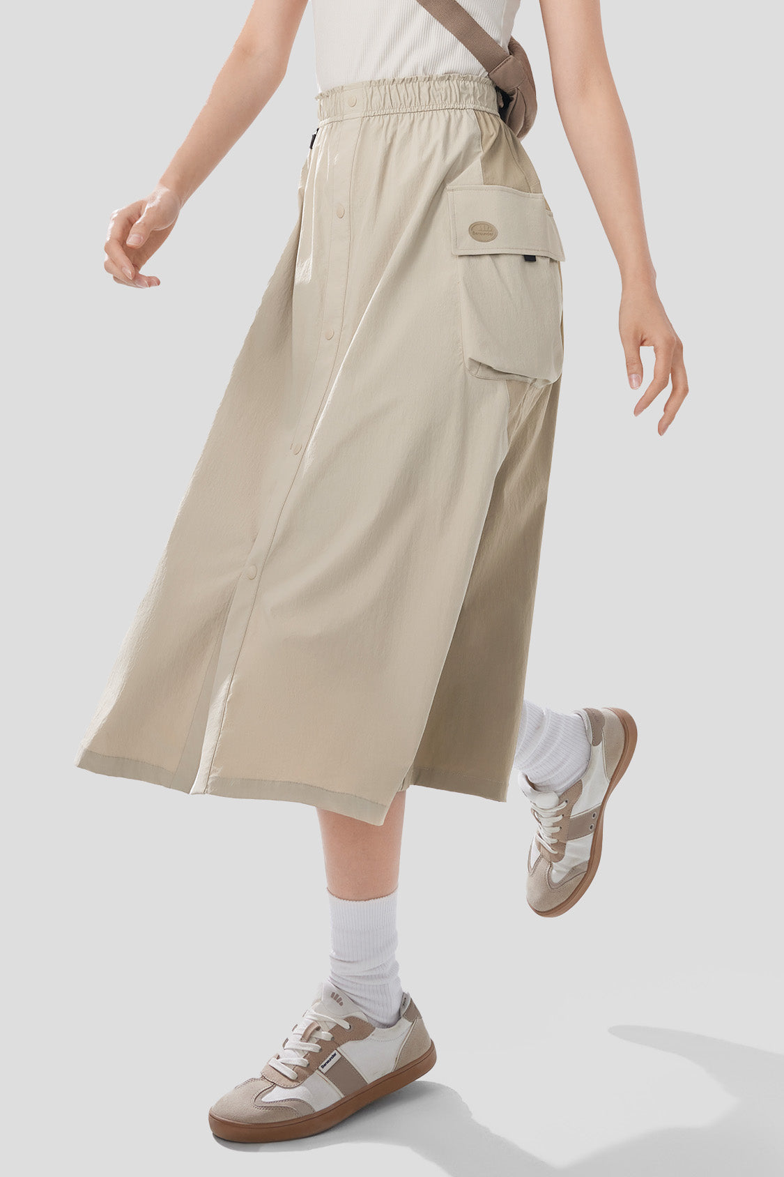 Women's Water Repellent Utility Skirt with Parachute Design - Outdoor Hiking, Travel & Casual Wear for Active Lifestyles