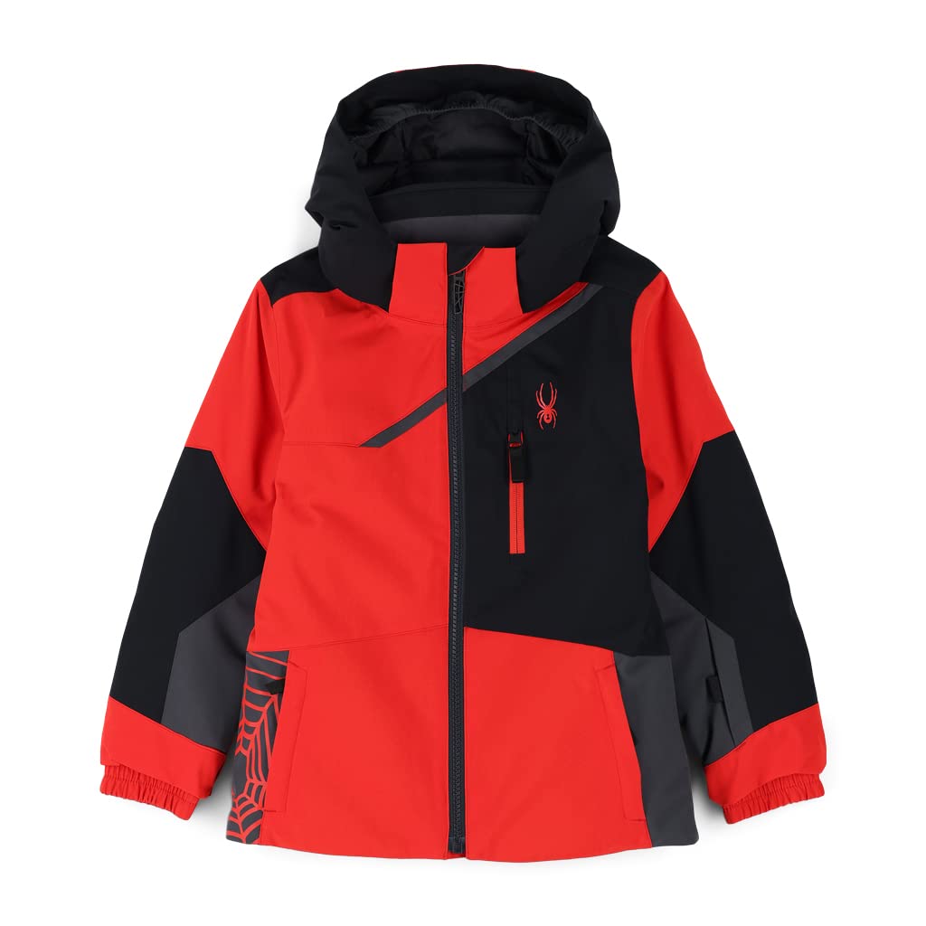 Spyder Little Boys' Challenger Insulated Ski Jacket - Waterproof Winter Jacket for Kids - Perfect for Skiing, Snowboarding & Cold Weather Outdoor Activities