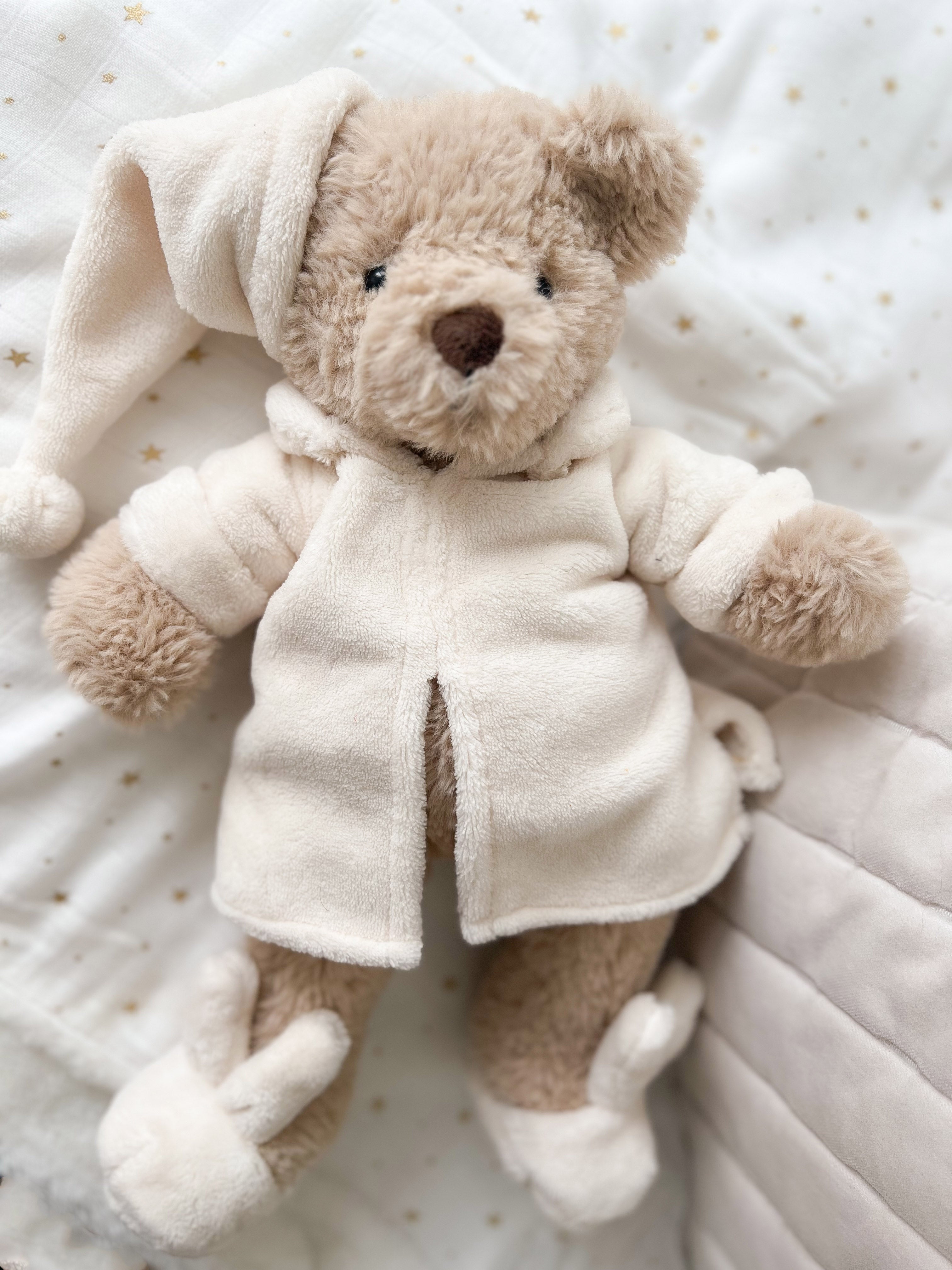 Briar Bedtime Bear - Soft Plush Stuffed Animal for Kids, Cuddly Sleep Companion for Babies & Toddlers | Perfect for Nursery Decor, Baby Shower Gifts & Bedtime Comfort