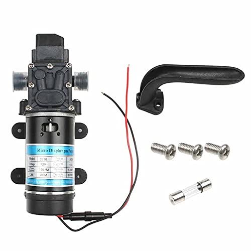 ZTBH 12V/24V 120W High Pressure Electric Water Pump - 10L/min Circulation Pump for Agricultural Spraying, Garden Irrigation, Car Wash & Water Film Systems | Durable Micro Water Pump for Home & Commercial Use