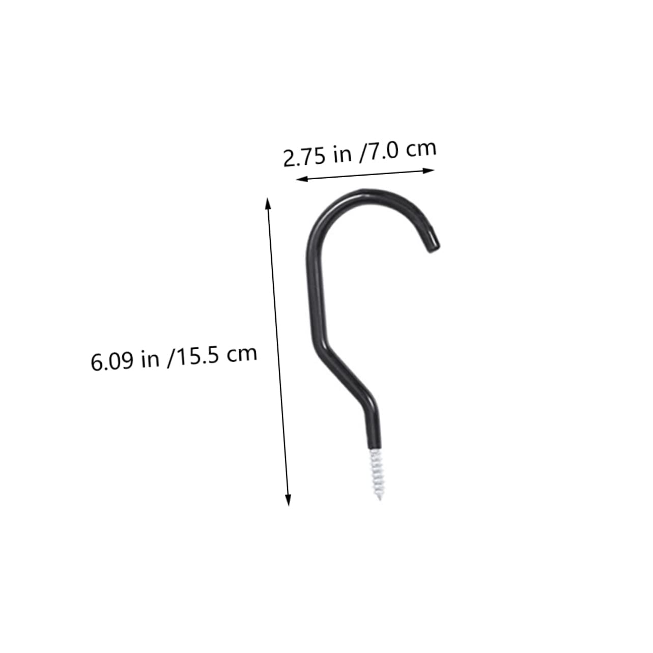 NULYLU 10 Pack Heavy Duty Bike Hooks - Steel Wall Mounted Bicycle Rack & Storage Stand for Garage, Shed, or Shop - Organize & Display Bikes, Scooters, or Sports Equipment