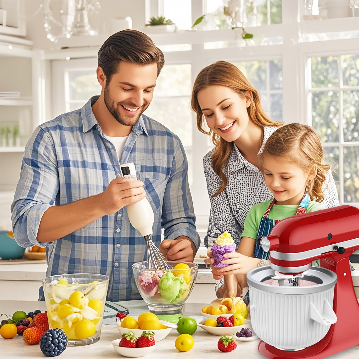 KitchenAid Ice Cream Maker Mixing Paddle - Replacement Part for Stand Mixer Attachments, Perfect for Homemade Frozen Treats and Desserts