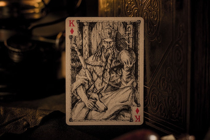 Medieval Castle Themed Playing Cards - Premium 52 Deck for Poker, Magic Tricks & Collectors | Perfect for Game Nights, Gifts & Medieval Enthusiasts