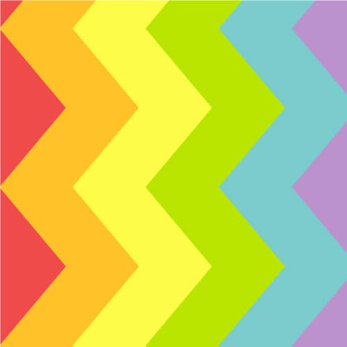 Rainbow Zig-zag