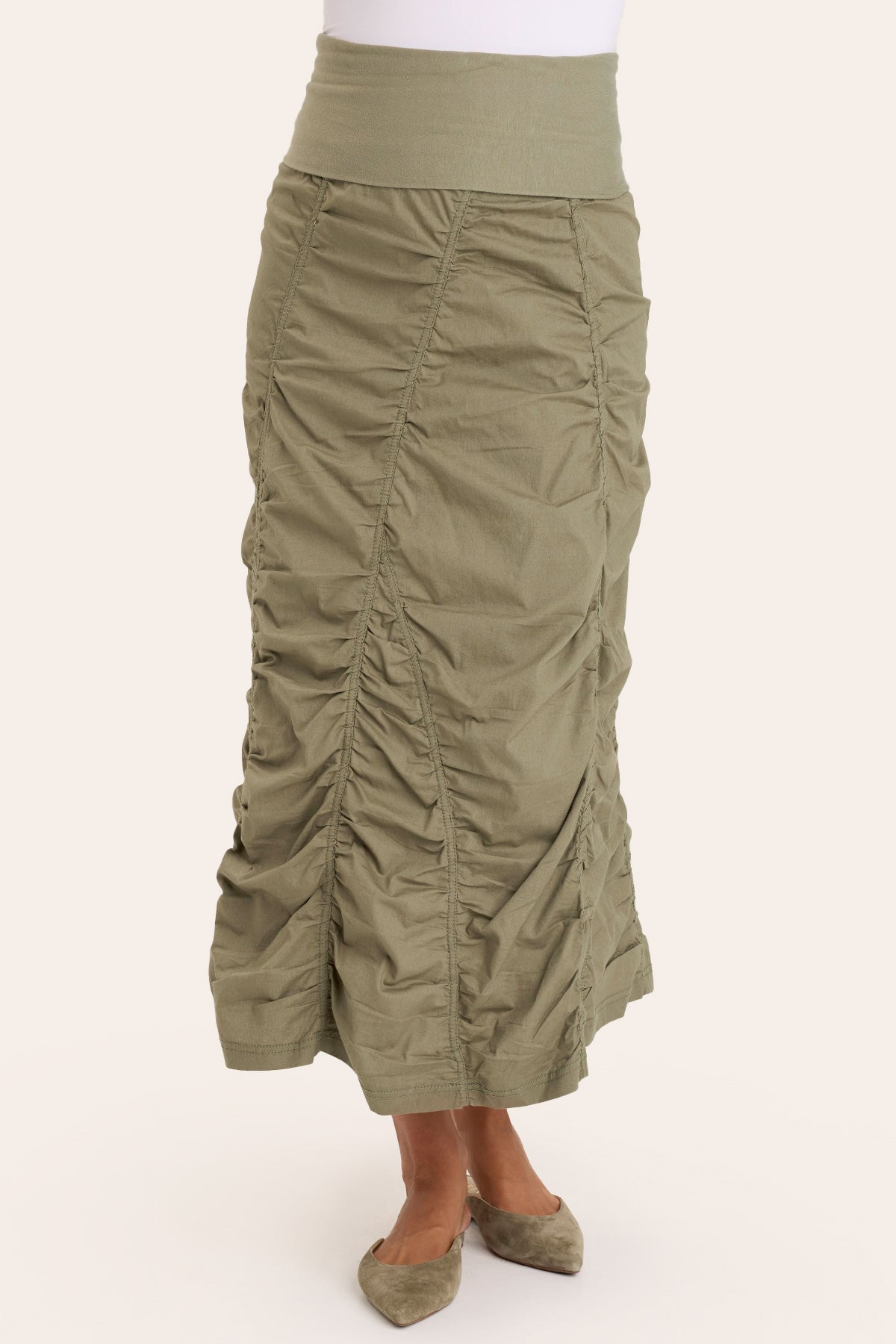 Gored Peasant Skirt for Women - Flowy Boho Maxi Skirt with Elastic Waist | Perfect for Summer, Festivals & Beach Vacations