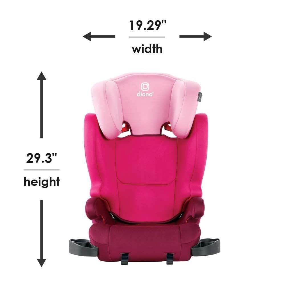 Diono Cambria 2-in-1 Booster Car Seat - Convertible High Back & Backless Booster for Kids 3-12 Years - Safe Travel for School, Road Trips & Everyday Use