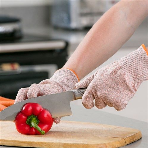 Sharp Shield Gloves - Cut Resistant Work Gloves for Kitchen, Construction & DIY Projects - Durable Safety Gloves for Handling Sharp Objects & Tools