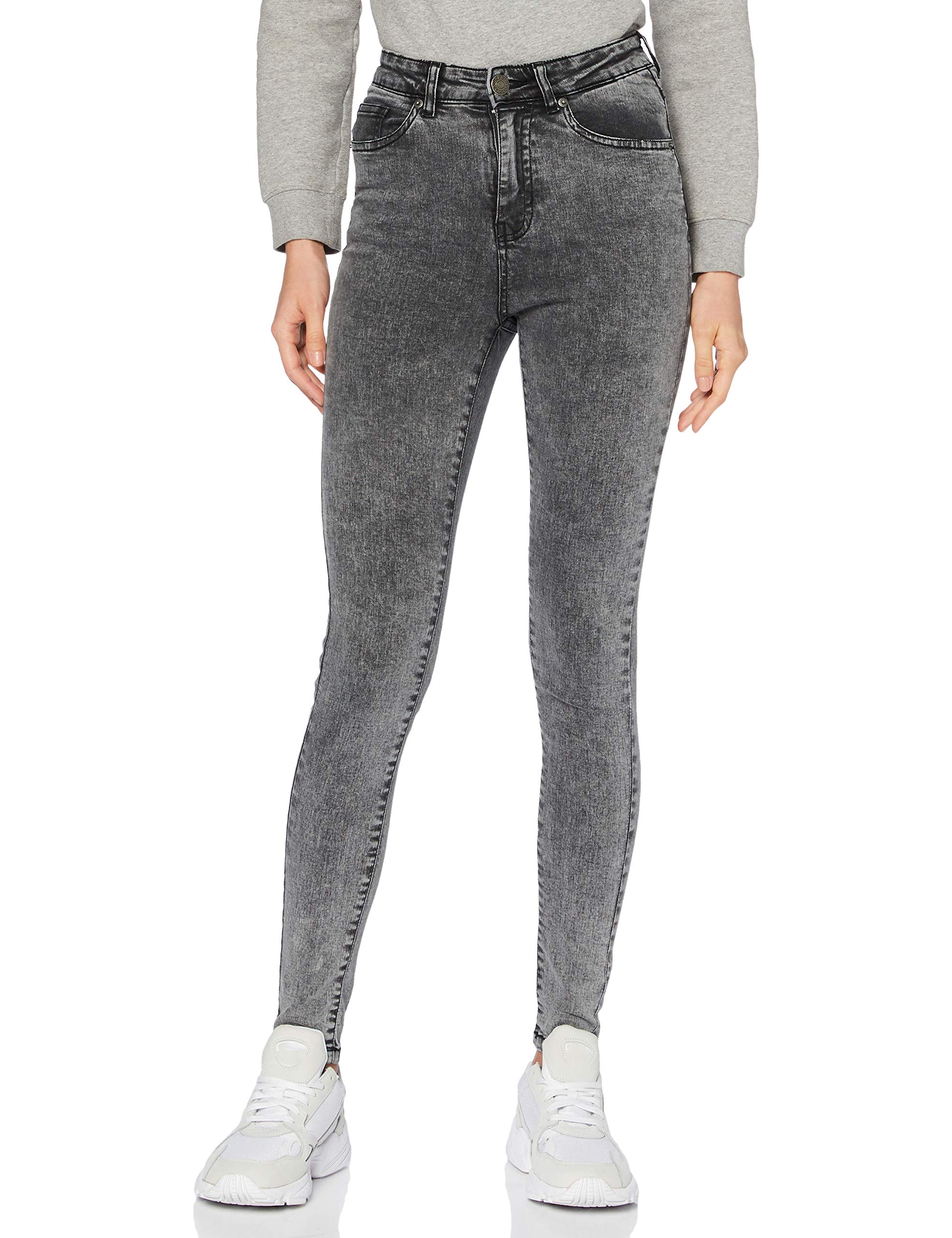 Urban Classics Women's High Waist Skinny Jeans - Stretch Denim Pants for Casual Wear & Everyday Outfits