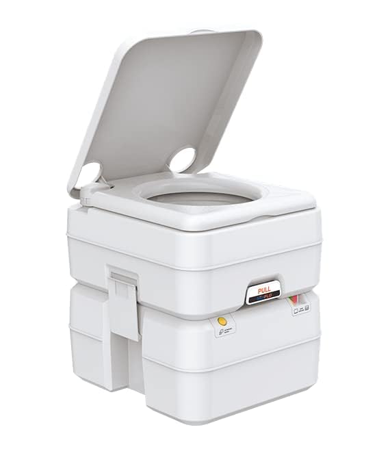 SEAFLO 5.3 Gallon Portable Toilet for RV, Boat, Camping & Travel - Lightweight, Odor-Free & Easy to Clean - Perfect for Road Trips, Marine Use & Outdoor Adventures