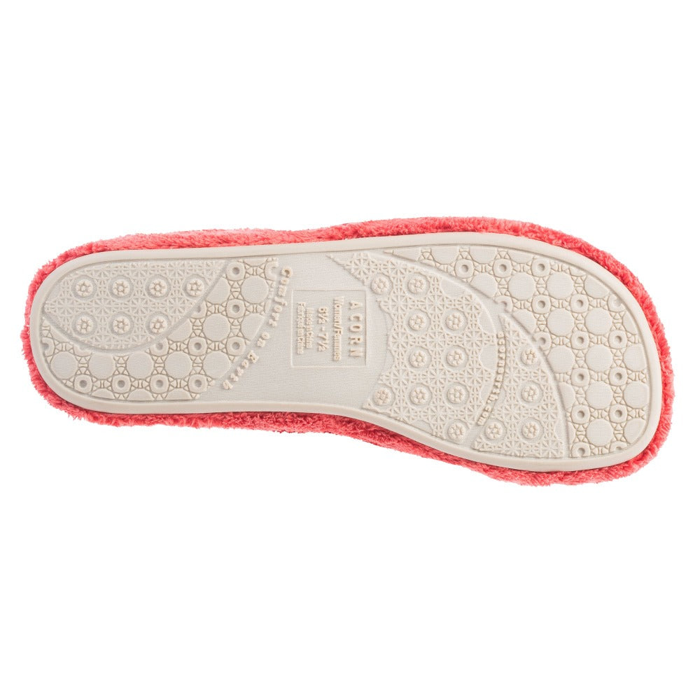 Women's Adjustable Spa Slide Slippers with Cloud Contour® Cushioning - Soft House Slippers for Relaxation, Lounging & Post-Spa Comfort