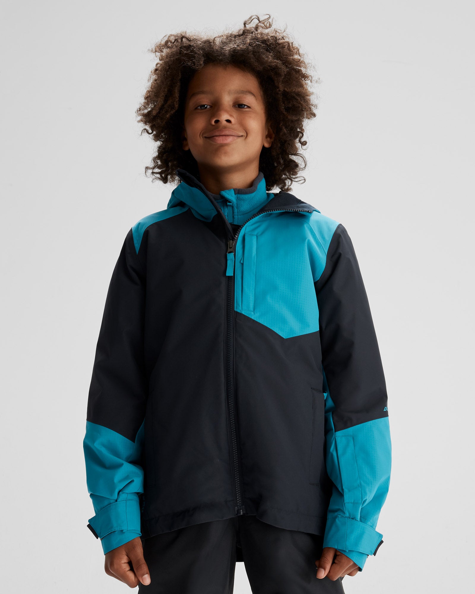 PWDR Days Boys' 2L Insulated Snow Jacket - Waterproof Winter Coat for Kids in Meteor/Eddy - Perfect for Skiing, Snowboarding & Outdoor Winter Activities