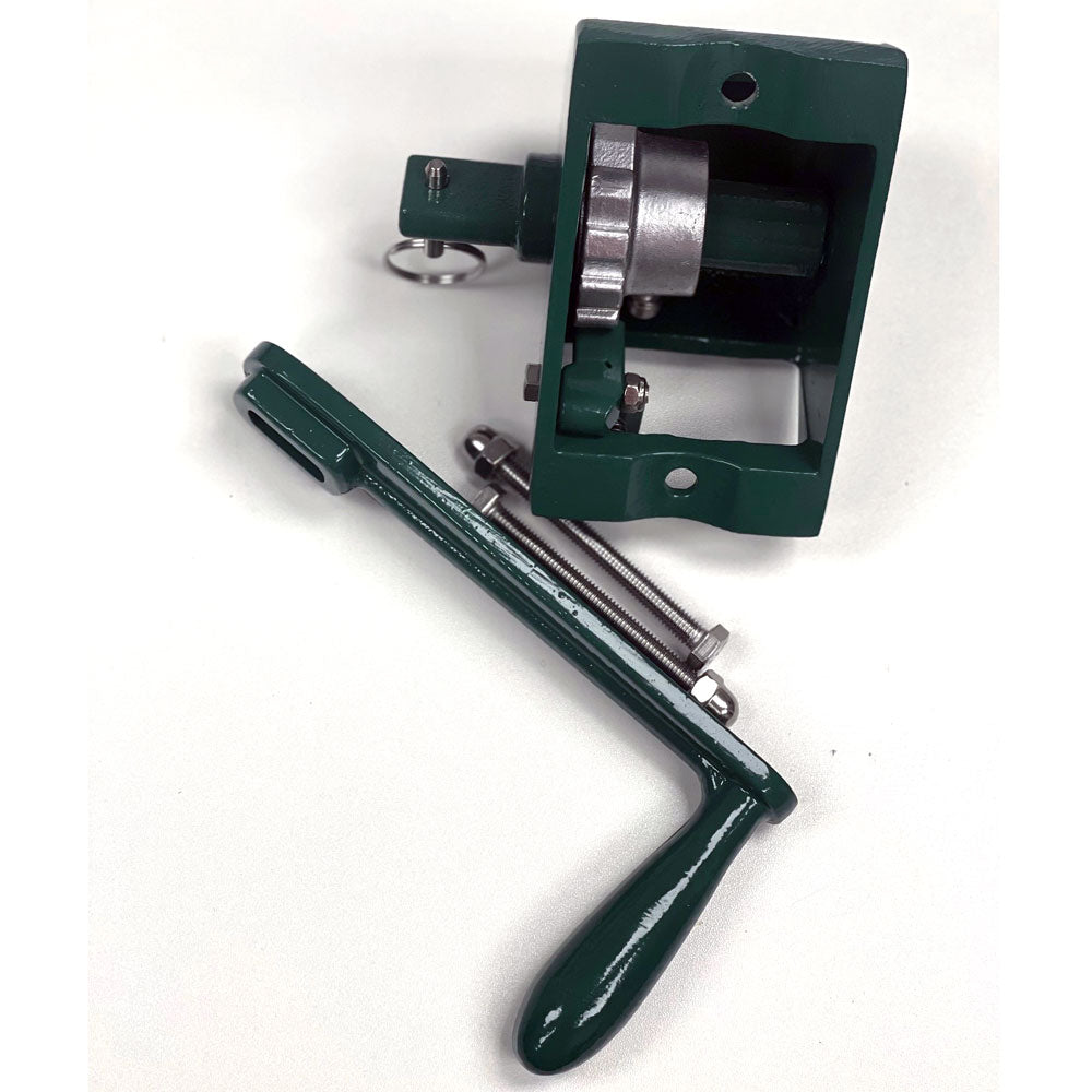 Premium Tennis Net Post External Winder - Heavy Duty Green Winders for Permanent Tennis Nets | Perfect for Backyard, Club & Court Maintenance