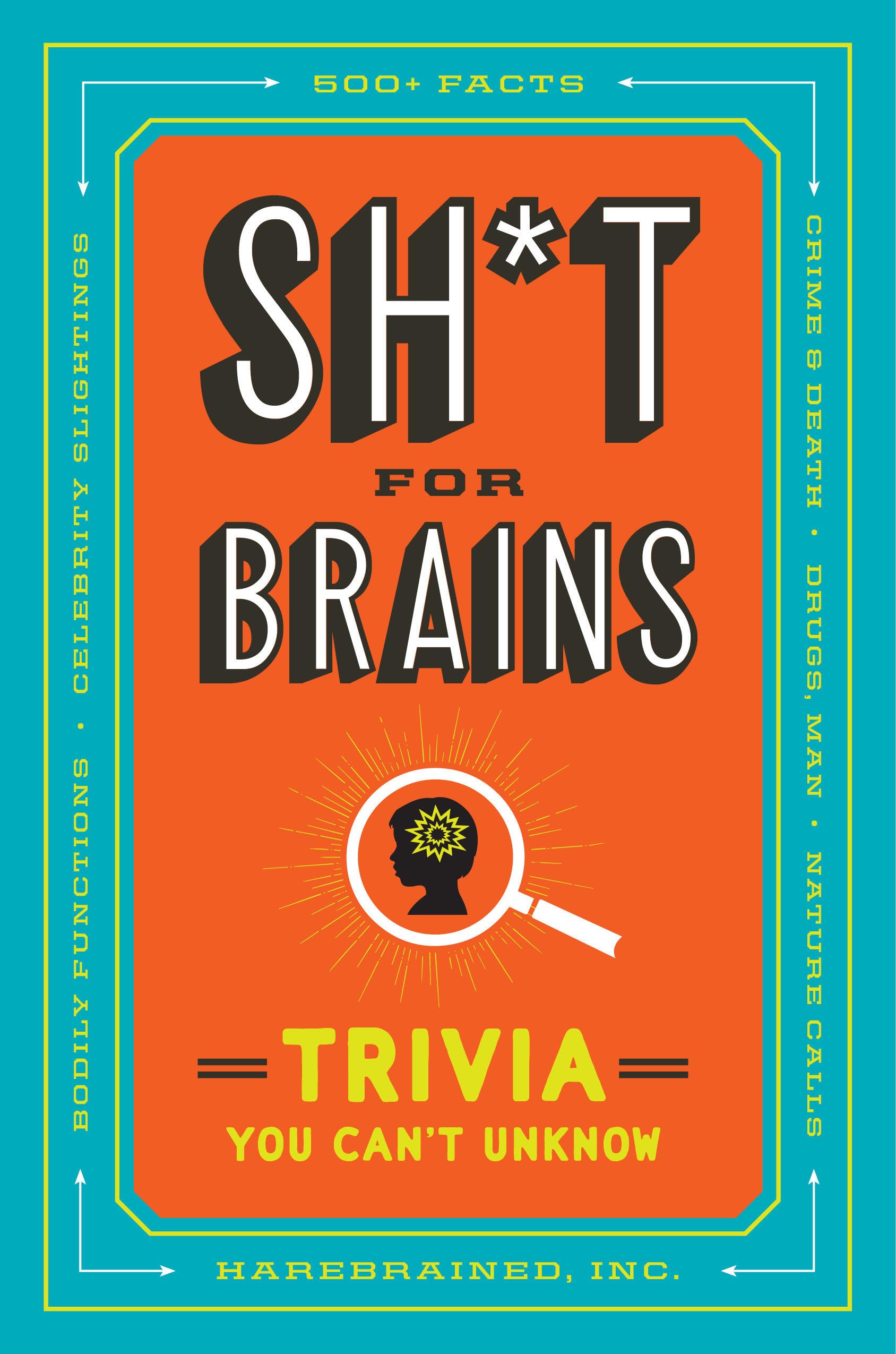 Sh*t for Brains: Mind-Blowing Trivia Facts You Can't Unknow - Perfect for Game Nights, Parties & Brain Teasers
