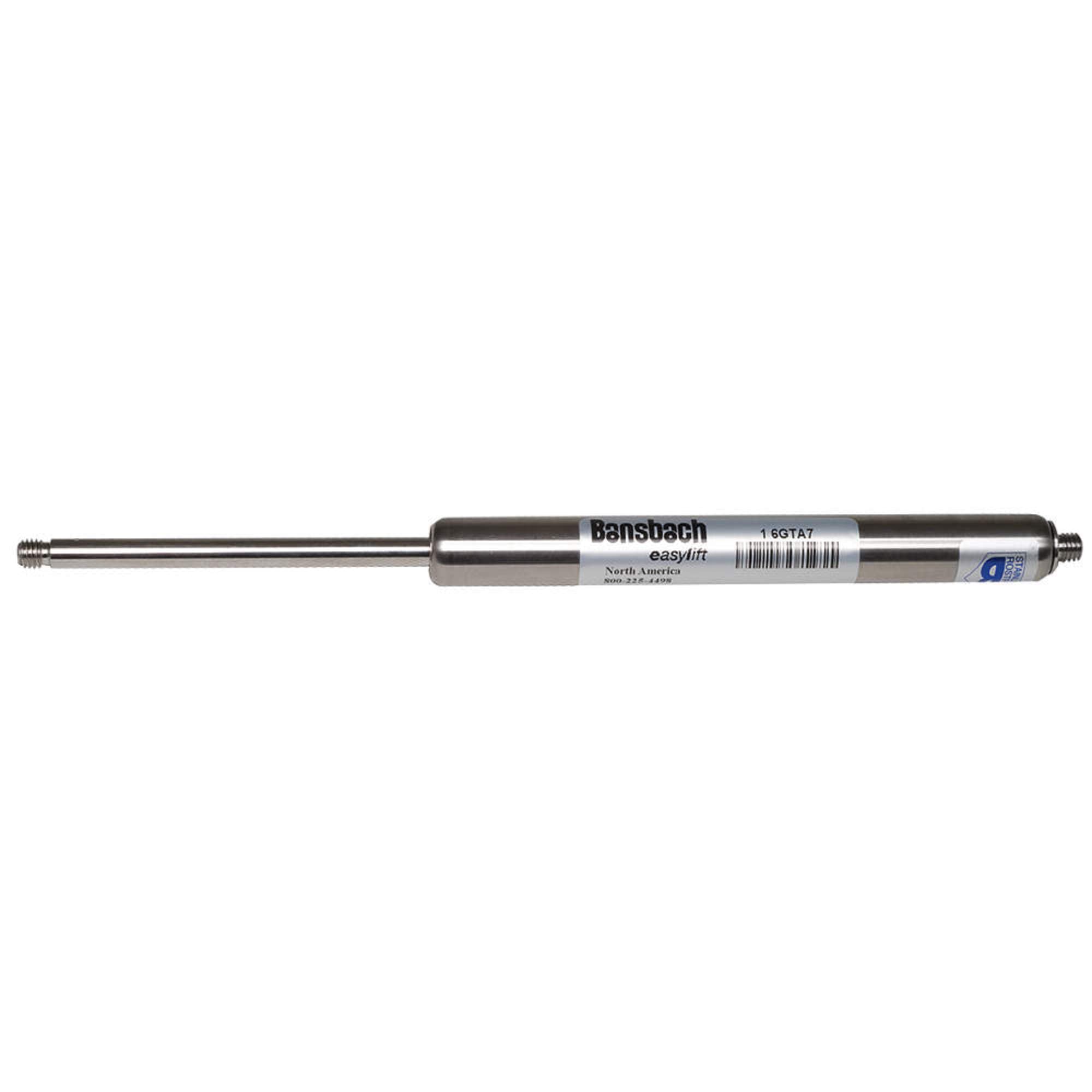 Stainless Steel Gas Spring 20 lbs Force - Heavy Duty Lift Support for Automotive, Furniture, and Industrial Applications