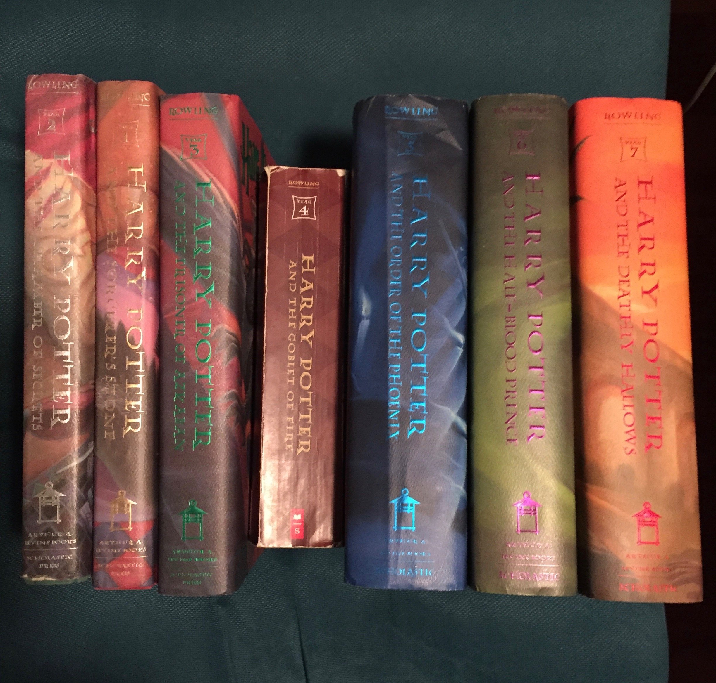 Harry Potter Complete 7-Book Hardcover Box Set by J.K. Rowling - Collectible Edition for Fans & Book Lovers - Perfect for Gifts, Home Library & Fantasy Reading