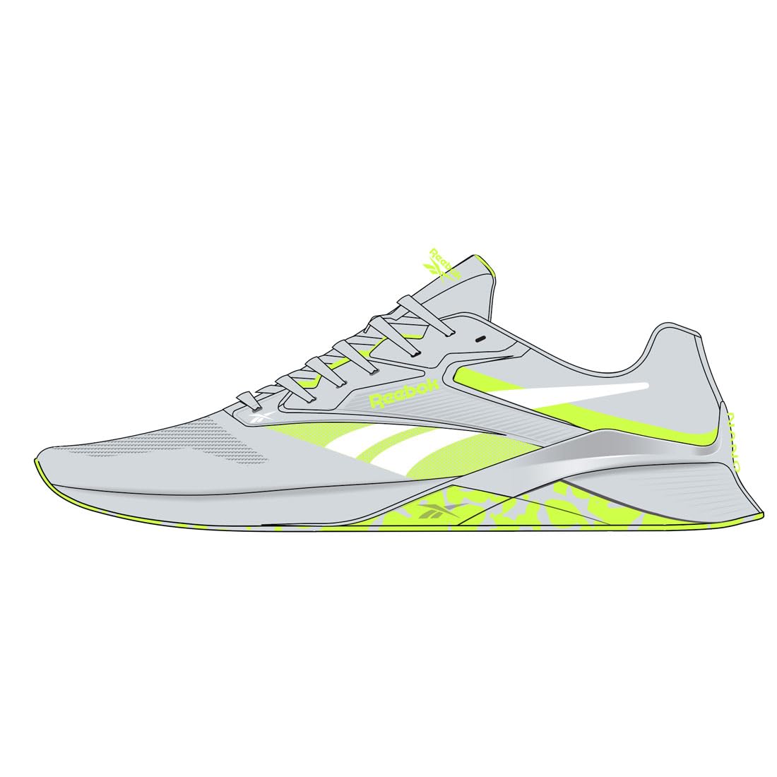 Reebok Men's Running Sneakers - Lightweight Comfortable Athletic Shoes for Jogging, Gym & Casual Wear | Breathable Mesh Design for All-Day Support