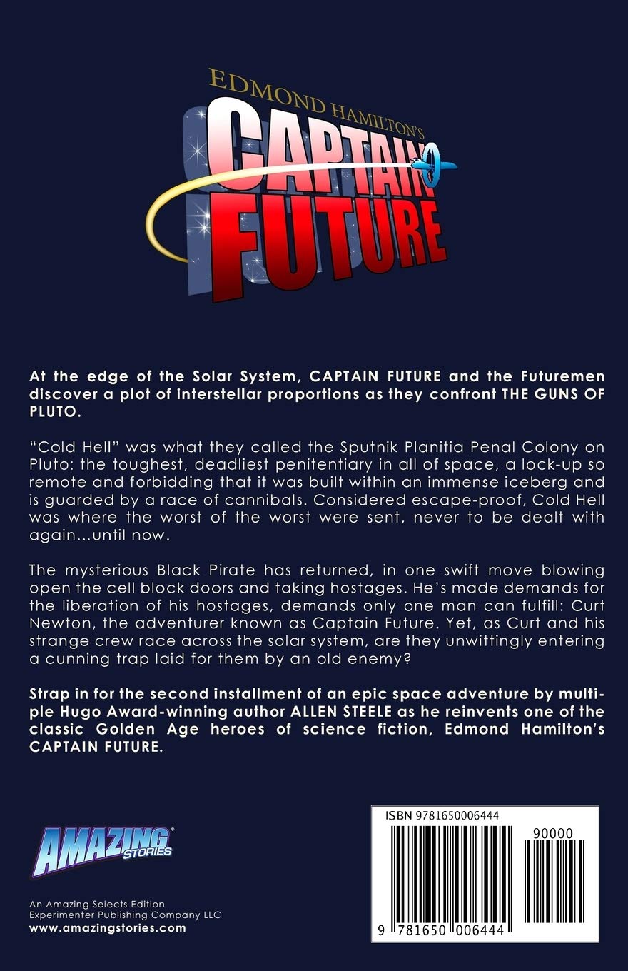 Captain Future: The Guns of Pluto - Sci-Fi Adventure Novel for Space Enthusiasts | Perfect for Sci-Fi Book Clubs & Space Opera Fans